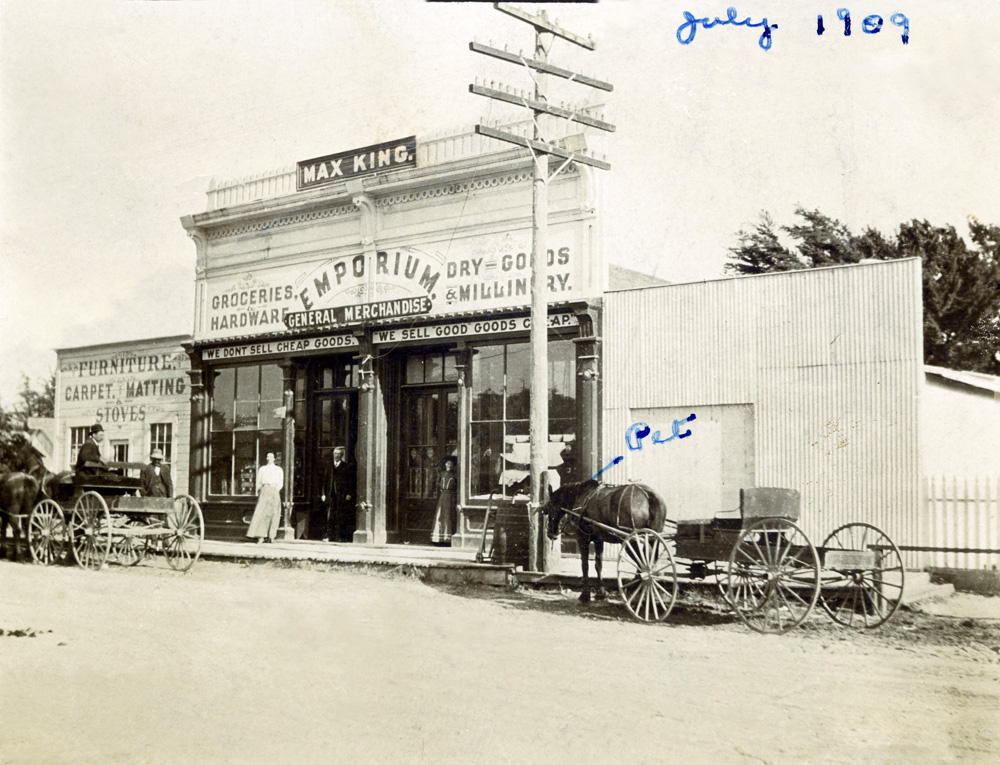 The Emporium in its trading days — Los Alamos General Store, July 1909