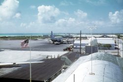 My father, Woody Walsh, was stationed on Wake Island when he worked for PanAm. This was circa 1953.