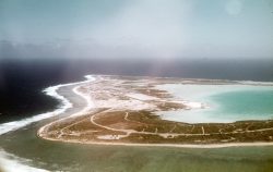 PAAVille on Wake Island from the Air - Circa 1953
