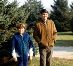 Don't we look young? Well --- I guess it was 42 years ago. I still remember that suede coat, too.