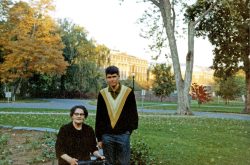 Ma and Me - Rensselaer Campus, Thanksgiving 1966