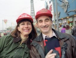 Enjoying the delights of Blackpool in the autumn